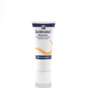 ACIDOSALUS® Hemosalus – přírodní probiotický krém na hemoroidy, který zmírňuje svědění, pálení a bolest v anální oblasti.