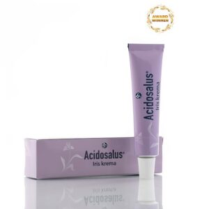 ACIDOSALUS® Iris krém zmírňuje příznaky, jako je pálení, svědění, zarudnutí, otok a tvorba bradavic.Použití: opary, genitální bradavice (HPV virus).